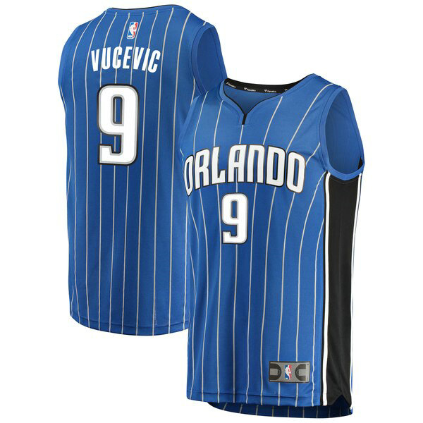 Maillot nba Orlando Magic Icon Edition Homme Nikola Vucevic 9 Bleu